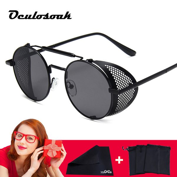 vintage steampunk mesh border sunglasses women men round punk alloy metal hip red sun glasses women, White;black
vintage steampunk mesh border sunglasses women men round punk alloy metal hip red sun glasses women, White;black