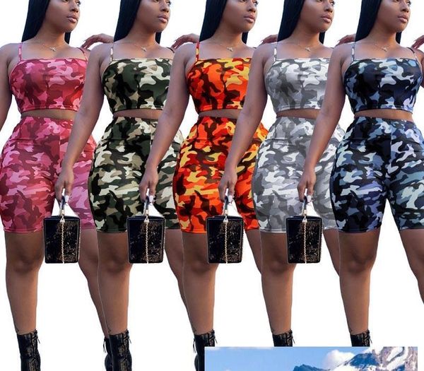 women summer 2 two piece outfits set camouflage print wrapped chest vest crop biker shorts tracksuit camo clothes plus size clothing, Gray
women summer 2 two piece outfits set camouflage print wrapped chest vest crop biker shorts tracksuit camo clothes plus size clothing, Gray