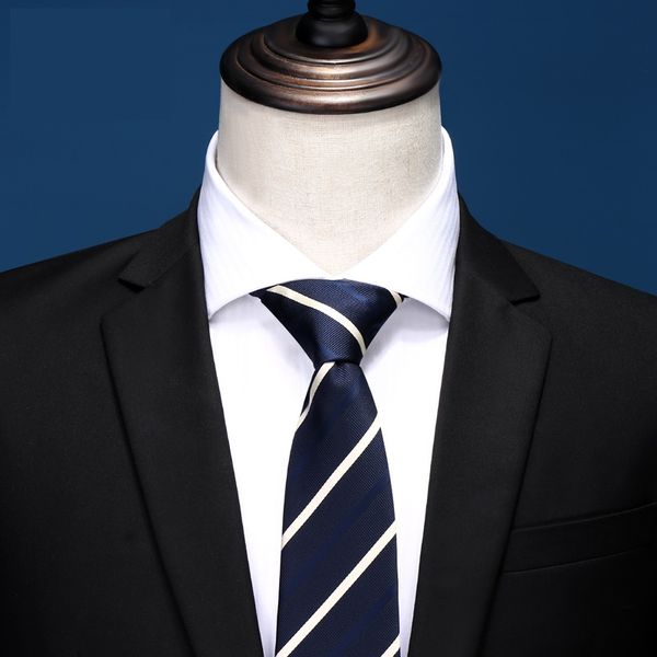 2020 designer new fashion white striped navy blue 8cm ties for men zipper necktie work formal suit with gift box, Black;gray
2020 designer new fashion white striped navy blue 8cm ties for men zipper necktie work formal suit with gift box, Black;gray