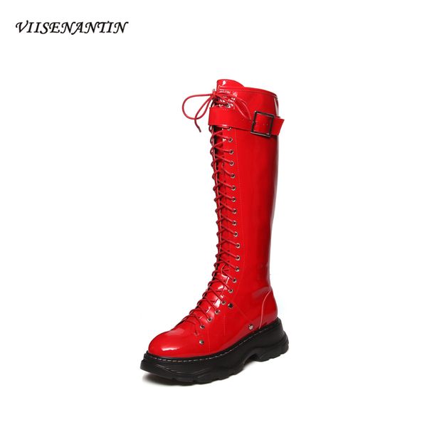boots low heel buckle side zipper rider thick-soled comfortable rivets decoration large size ladies mid-tube women knight, Black
boots low heel buckle side zipper rider thick-soled comfortable rivets decoration large size ladies mid-tube women knight, Black