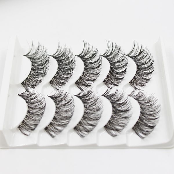 handmade 5 pairs of 3d natural false eyelashes cross long false eyelashes extend thick and fluffy
handmade 5 pairs of 3d natural false eyelashes cross long false eyelashes extend thick and fluffy