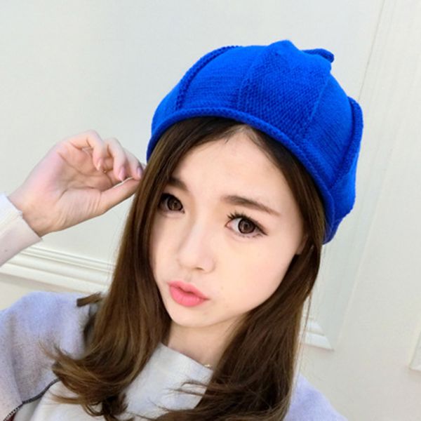 berets est womens cute twisted flower cap pointed knit warm elastic winter, Blue;gray
berets est womens cute twisted flower cap pointed knit warm elastic winter, Blue;gray