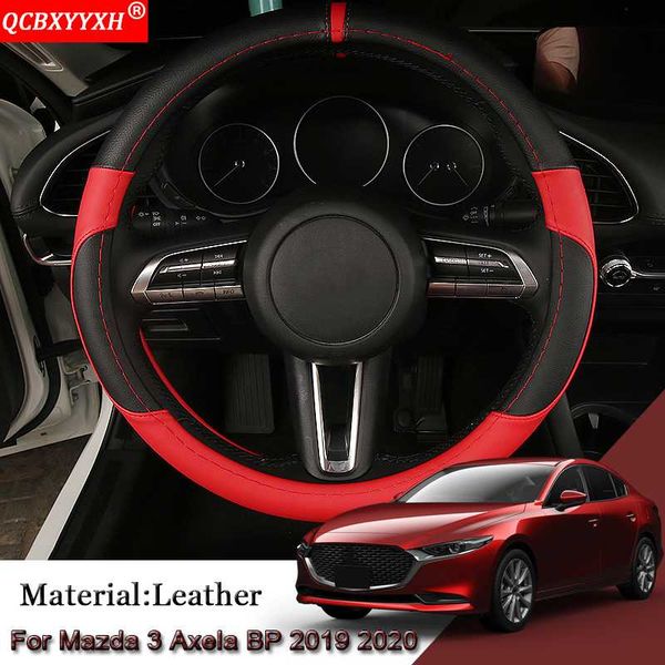 car styling leather car steering wheel cover steering-wheel hubs interior auto accessories for 3 bp axela 2020 2020
car styling leather car steering wheel cover steering-wheel hubs interior auto accessories for 3 bp axela 2020 2020