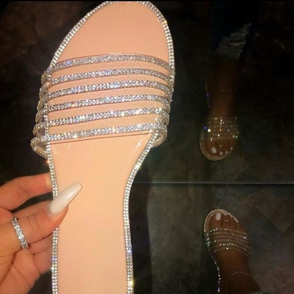 women glitter slippers fashion bling female siides flip flops beach diamond flat shoes outdoor summer sandals, Black
women glitter slippers fashion bling female siides flip flops beach diamond flat shoes outdoor summer sandals, Black