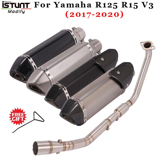 for yzf r125 r15 v3 2020 2020 escape motorcycle full system exhaust modified head link pipe muffler db killer
for yzf r125 r15 v3 2020 2020 escape motorcycle full system exhaust modified head link pipe muffler db killer