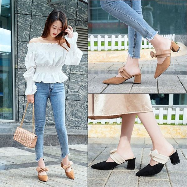 summer woman slippers pointed toe slippers square high heels women shoes casual outdoor beach slides sandals ladies shoes, Black
summer woman slippers pointed toe slippers square high heels women shoes casual outdoor beach slides sandals ladies shoes, Black