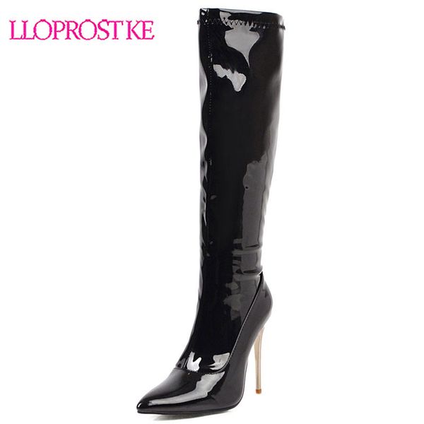 lloprost ke women knee high boots black red pointed toe platform pumps patent leather nightclub dancing boots winter shoes woman
lloprost ke women knee high boots black red pointed toe platform pumps patent leather nightclub dancing boots winter shoes woman