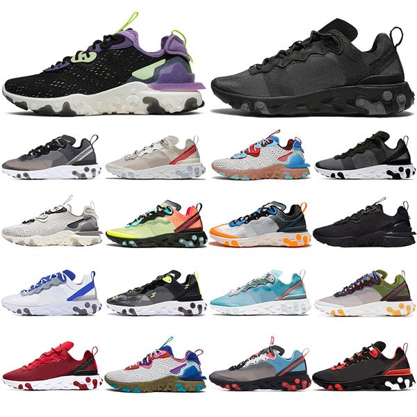 2020 react element 87 55 running shoes black white iridescent desert oasis gravity purple women mens trainers runner sports sneakers 36-45
2020 react element 87 55 running shoes black white iridescent desert oasis gravity purple women mens trainers runner sports sneakers 36-45