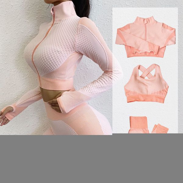 фитнесс костюмы yoga женщины нарядах 3шт с длинным рукавом + спорт top bras + бесшовные поножи workout бег одежда gym wear, lf051, Black;white
фитнесс костюмы yoga женщины нарядах 3шт с длинным рукавом + спорт top bras + бесшовные поножи workout бег одежда gym wear, lf051, Black;white