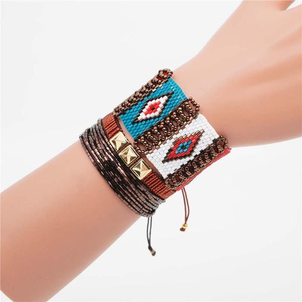 go2boho miyuki evil eye bracelet boho bracelets women pulseras mujer moda 2020 bohemian summer beach jewelry handmade beads, Golden;silver
go2boho miyuki evil eye bracelet boho bracelets women pulseras mujer moda 2020 bohemian summer beach jewelry handmade beads, Golden;silver