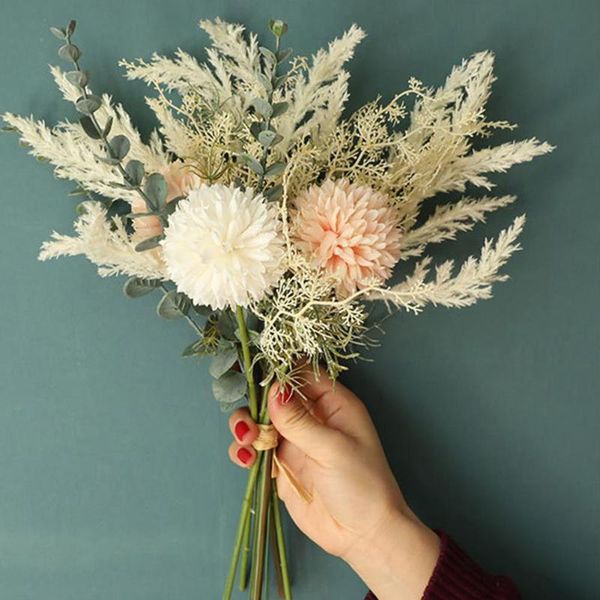 1 bunch artificial flower bridal bouquet diy garden party home wedding decor
1 bunch artificial flower bridal bouquet diy garden party home wedding decor