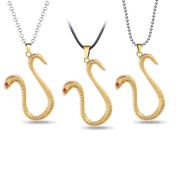 anime one piece boa hancock cosplay pendant necklace gold snake shape choker bead necklaces fashion jewelry men women gifts, Silver
anime one piece boa hancock cosplay pendant necklace gold snake shape choker bead necklaces fashion jewelry men women gifts, Silver
