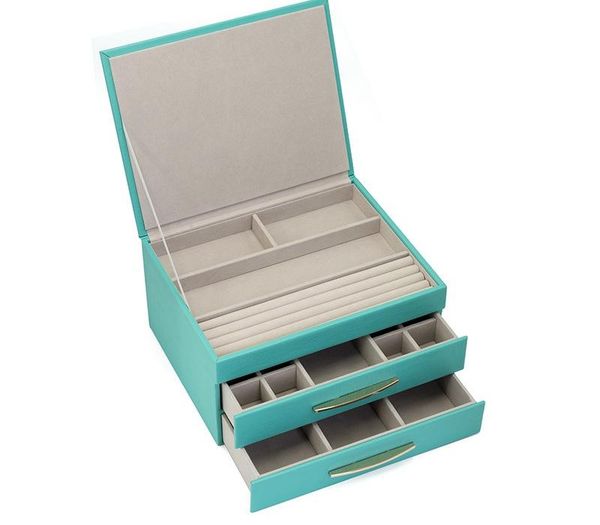 jewelry storage box multi-functional box for accessories storage three-layer large capacity pu jewel cases creative gift simple korea11, Black;white
jewelry storage box multi-functional box for accessories storage three-layer large capacity pu jewel cases creative gift simple korea11, Black;white