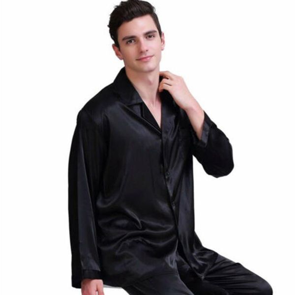 men's stain silk hidden stripe pajama set men pajamas silk sleepwear men modern style soft cozy satin nightgown sleeping, Black;brown
men's stain silk hidden stripe pajama set men pajamas silk sleepwear men modern style soft cozy satin nightgown sleeping, Black;brown