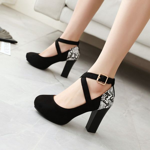 dress shoes blxqpyt fashion ladies us women girls wedges platform high heels 9.5 cm pumps sapato feminino party wedding bride t18-2, Black
dress shoes blxqpyt fashion ladies us women girls wedges platform high heels 9.5 cm pumps sapato feminino party wedding bride t18-2, Black