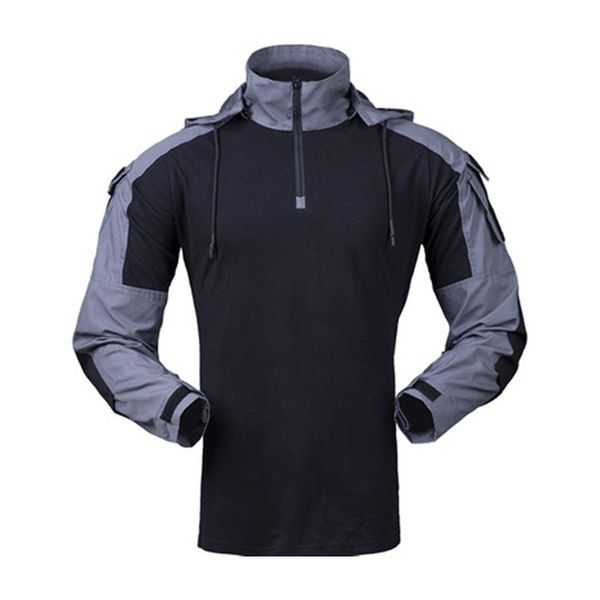 outdoor shirts tactical t-shirts hoody camouflage army jackets men hunting clothes combat shirt soldier, Gray;blue
outdoor shirts tactical t-shirts hoody camouflage army jackets men hunting clothes combat shirt soldier, Gray;blue