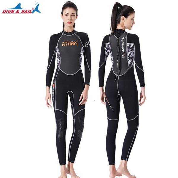 women's 3mm neoprene wetsuit with knee pads for snorkeling, scuba diving, surfing winter spring swimsuit one-piece full suit
women's 3mm neoprene wetsuit with knee pads for snorkeling, scuba diving, surfing winter spring swimsuit one-piece full suit