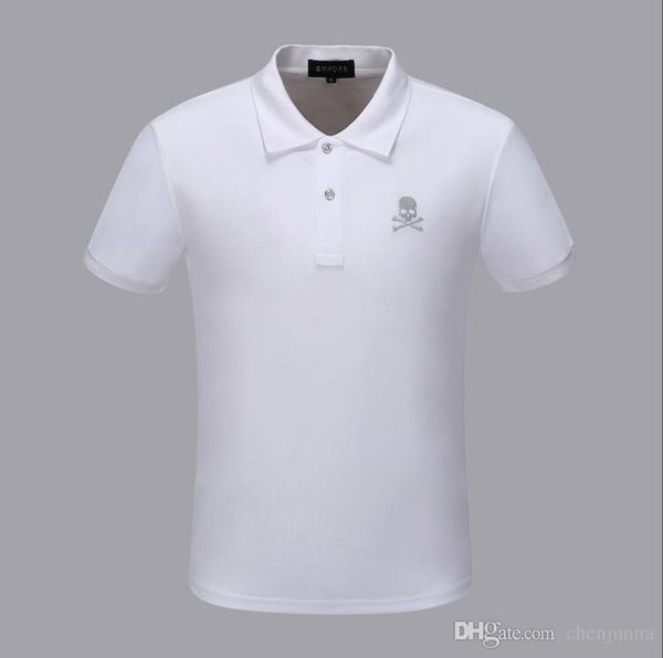 2019 дизайнер brand new men рубашки поло мода классический коротким рукавом повседневная отворот тенниска цветочные вышивки мужчины philip р, White;black
2019 дизайнер brand new men рубашки поло мода классический коротким рукавом повседневная отворот тенниска цветочные вышивки мужчины philip р, White;black