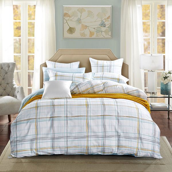 4pcs/set bedding set duvet cover sheet pillow case 100% cotton modern nordic simple urban style 2 size l/xl
4pcs/set bedding set duvet cover sheet pillow case 100% cotton modern nordic simple urban style 2 size l/xl