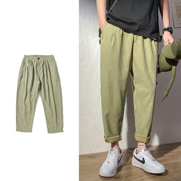 men's pants 2021 men casual summer high street solid color ankle-length fashion wild harem male, Black
men's pants 2021 men casual summer high street solid color ankle-length fashion wild harem male, Black