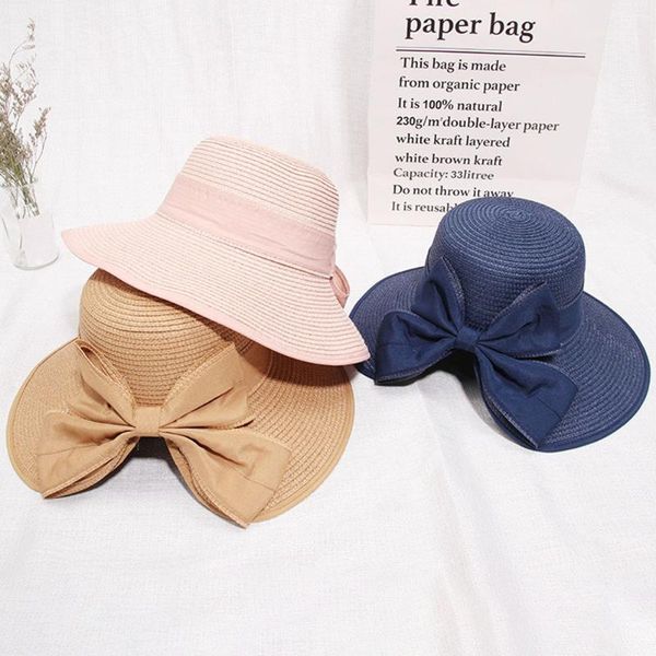 женщины pure color bowknot summer стро защиты вс cap повседневный bowknot женщины-бич ленты лук широкий брим панама, Blue;gray
женщины pure color bowknot summer стро защиты вс cap повседневный bowknot женщины-бич ленты лук широкий брим панама, Blue;gray