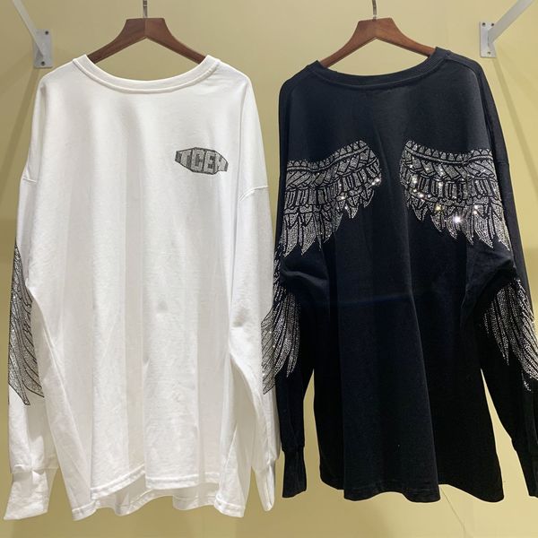 2020 autumn and winter new version wings drilling 2020 autumn sweater sweaterand winter new version wings drilling high, Black