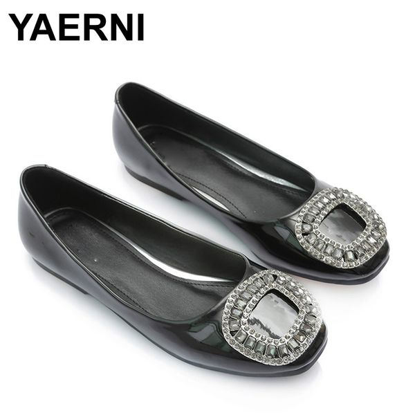 yaerni плюс размер женщина кристалл плоских ботинок rhinestone пряжка площадь toe flats лакированный одиночной обувь женской скольжение на б, Black
yaerni плюс размер женщина кристалл плоских ботинок rhinestone пряжка площадь toe flats лакированный одиночной обувь женской скольжение на б, Black