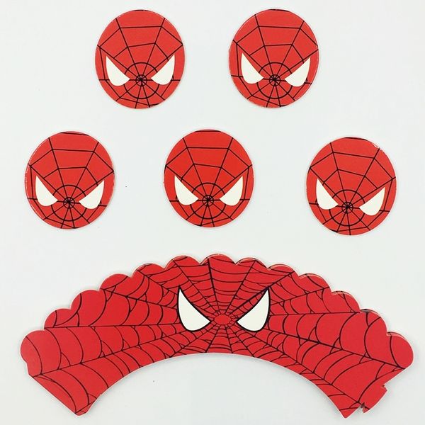 120pcs/set wholesale spiderman cupcake wrappers and ers for children birthday party decoration supplies cake accessory, Silver
120pcs/set wholesale spiderman cupcake wrappers and ers for children birthday party decoration supplies cake accessory, Silver