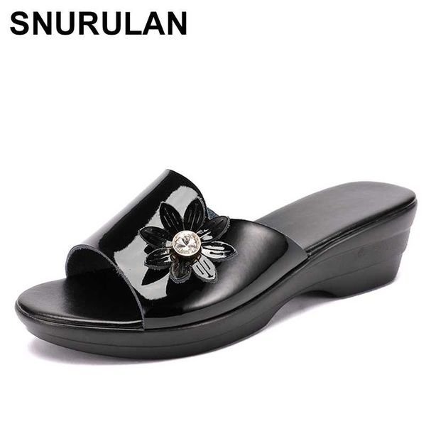 snurulan women slipper 2020 ladies genuine leather summer slippers shoes women wedges heels fashion flip flops, Black
snurulan women slipper 2020 ladies genuine leather summer slippers shoes women wedges heels fashion flip flops, Black