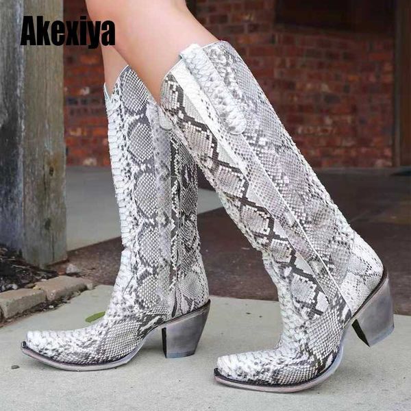 western cowboy knee high boots snake print women boots fashion strange style high heels long autumn winter woman shoes, Black
western cowboy knee high boots snake print women boots fashion strange style high heels long autumn winter woman shoes, Black