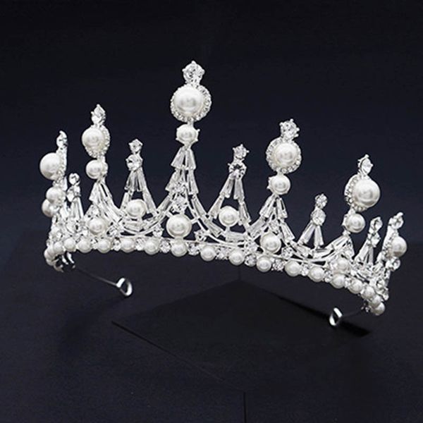 кристаллы чувствительного блестящих цветов серебро rhinestone pearl корона sparkly сплав диадема банкет партия невеста свадебные аксессуары, Golden;silver
кристаллы чувствительного блестящих цветов серебро rhinestone pearl корона sparkly сплав диадема банкет партия невеста свадебные аксессуары, Golden;silver