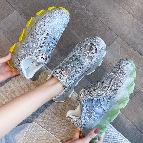 women's sneakers 2020 crystal sequins casual women's shoes outdoor summer shoes comfortable hollow breathable sneakers, Black
women's sneakers 2020 crystal sequins casual women's shoes outdoor summer shoes comfortable hollow breathable sneakers, Black