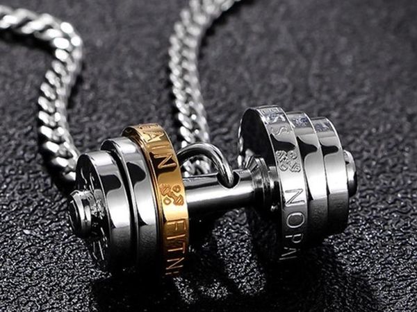 necklace mens stainless steel fitness necklace sports pendant gold chain silver jewelry on the11
necklace mens stainless steel fitness necklace sports pendant gold chain silver jewelry on the11