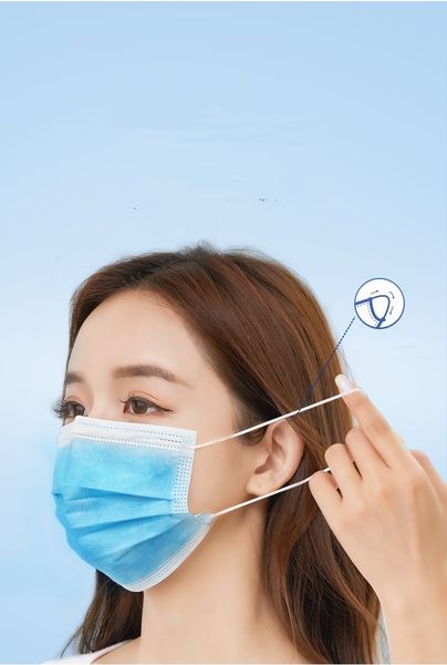 Three layer disposable mask with melt blown cloth disposable mask for men and women dust, fog and UV protection (50 pieces / box)
Three layer disposable mask with melt blown cloth disposable mask for men and women dust, fog and UV protection (50 pieces / box)