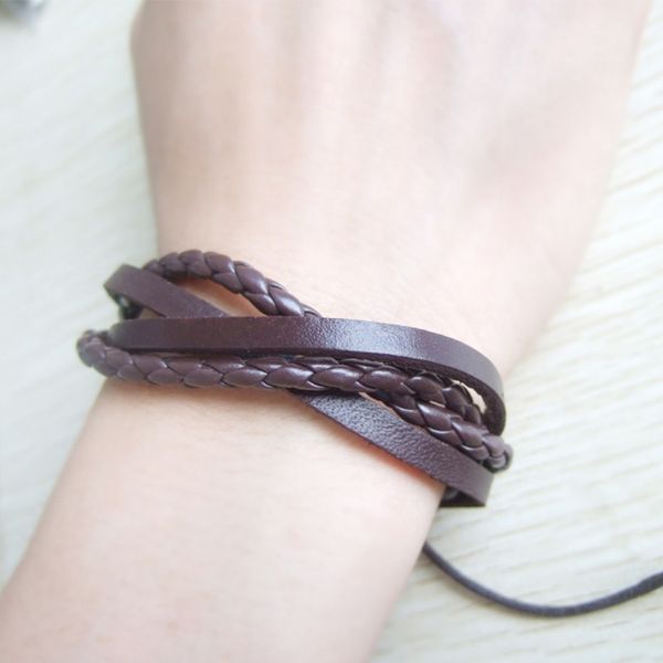 1pcs fashion bracelets & bangles bracelet rope genuine leather bracelet men quantico same style, Golden;silver
1pcs fashion bracelets & bangles bracelet rope genuine leather bracelet men quantico same style, Golden;silver