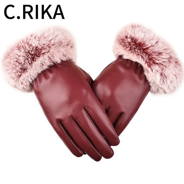 autumn winter women faux fur leather gloves lady girls touch screen full finger driving fashion outdoor thick warm velvet mitten, Blue;gray
autumn winter women faux fur leather gloves lady girls touch screen full finger driving fashion outdoor thick warm velvet mitten, Blue;gray