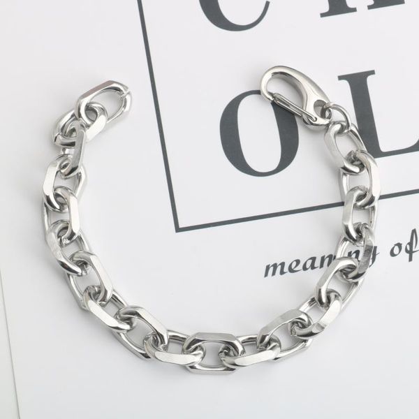 fashion male trend wild thick chain jewelry hip-hop titanium steel bracelet sale, Black
fashion male trend wild thick chain jewelry hip-hop titanium steel bracelet sale, Black