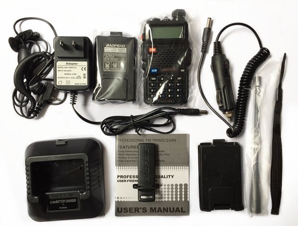 baofeng uv-5r walkie talkie+car charger cable+small battery case handy hunting radio receiver with headfone
baofeng uv-5r walkie talkie+car charger cable+small battery case handy hunting radio receiver with headfone