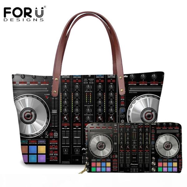 forudesigns music dj audio print casual women shoulder handbags large capacity ladies tote beach bags purse set torebki damskie
forudesigns music dj audio print casual women shoulder handbags large capacity ladies tote beach bags purse set torebki damskie