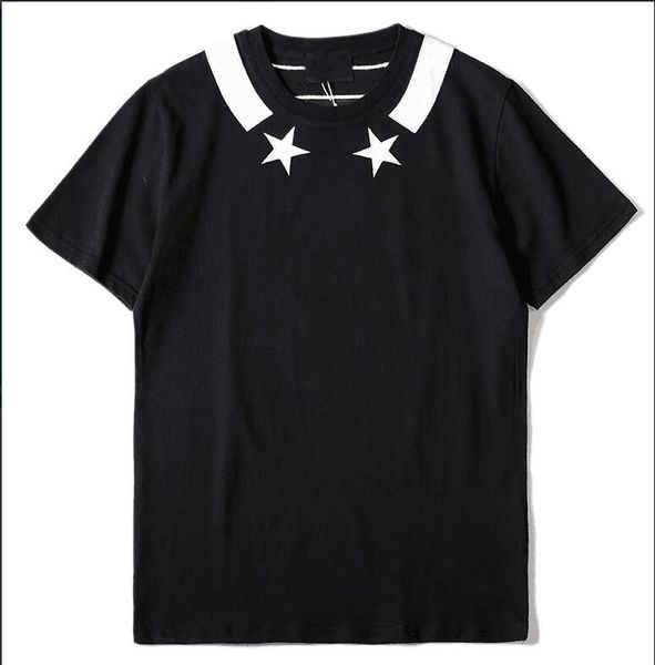 18fw star stripe embroidery fashion t shirt men women tee summer street short sleeve casual simple homme clothes breathable, White;black
18fw star stripe embroidery fashion t shirt men women tee summer street short sleeve casual simple homme clothes breathable, White;black