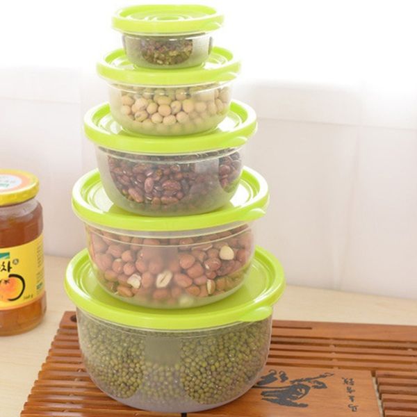 5pcs plastic food storage containers box set fresh refrigerator seal box kitchen organization
5pcs plastic food storage containers box set fresh refrigerator seal box kitchen organization