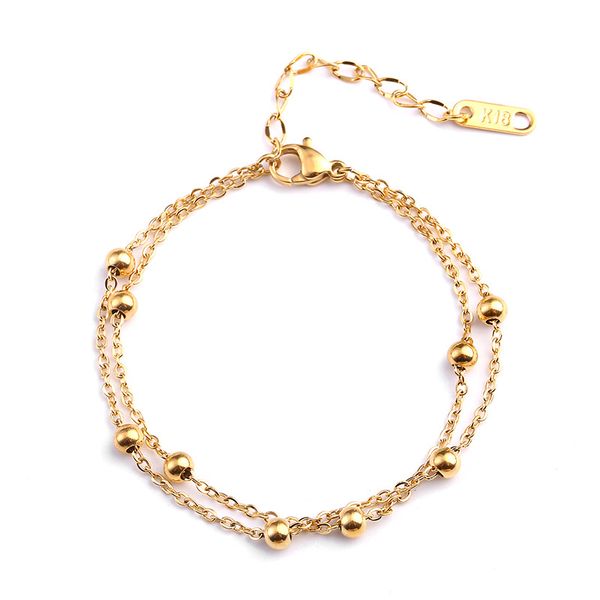 new arrival double layer bracelet /bangle ,rose gold color trendy titanium steel jewelry , never fade, Black
new arrival double layer bracelet /bangle ,rose gold color trendy titanium steel jewelry , never fade, Black