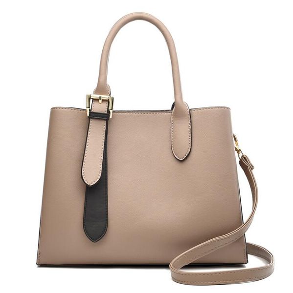 Women Handbags High Quality Leather Plain Lady Shoulder Bags Temperament Handbag Gift 
Women Handbags High Quality Leather Plain Lady Shoulder Bags Temperament Handbag Gift