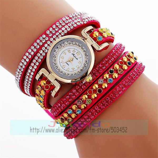 100pcs/lot 918624 fashion crystal dial lady bracelet watch full crystal belt wrap around leather watch elegance clock wholesale, Slivery;brown
100pcs/lot 918624 fashion crystal dial lady bracelet watch full crystal belt wrap around leather watch elegance clock wholesale, Slivery;brown
