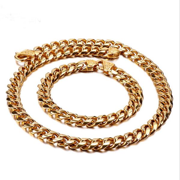 13/15mm trendy jewelry stainless steel fashion gold cuban chain necklace polished men's link curb chain jewelry 7-40, Silver
13/15mm trendy jewelry stainless steel fashion gold cuban chain necklace polished men's link curb chain jewelry 7-40, Silver