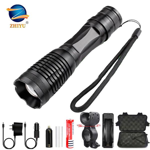 zhiyu t6 led ultra bright torch led torch t6 zoomable bicycle light use 18650 battery waterproof camping light
zhiyu t6 led ultra bright torch led torch t6 zoomable bicycle light use 18650 battery waterproof camping light