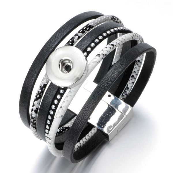 sz0453a black color magnet buckle leather snaps bracelet&bangle diy snap jewelry fit 18mm snap button, Golden;silver
sz0453a black color magnet buckle leather snaps bracelet&bangle diy snap jewelry fit 18mm snap button, Golden;silver