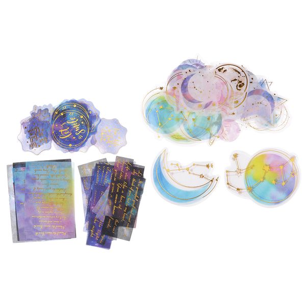 120 pieces washi stickers, star magic theme for kids scrapbooking crafts, journal decoration, diary labels
120 pieces washi stickers, star magic theme for kids scrapbooking crafts, journal decoration, diary labels