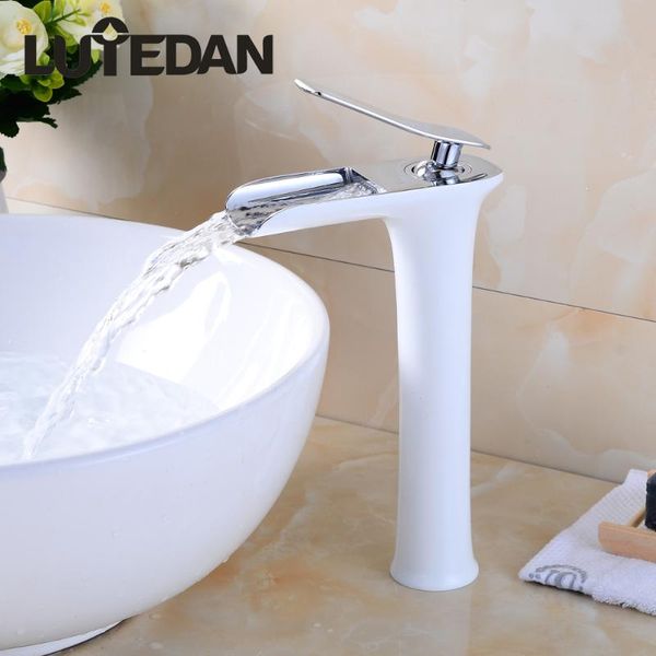 lutedan high-style waterfull basin sink faucets and cold water mixer faucet deck mounted single hole mixer tap
lutedan high-style waterfull basin sink faucets and cold water mixer faucet deck mounted single hole mixer tap