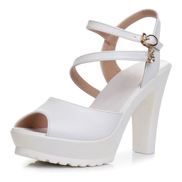 2020 summer new white wild sandals super high heel waterproof platform thick with fish mouth large size women's sandals, Black
2020 summer new white wild sandals super high heel waterproof platform thick with fish mouth large size women's sandals, Black